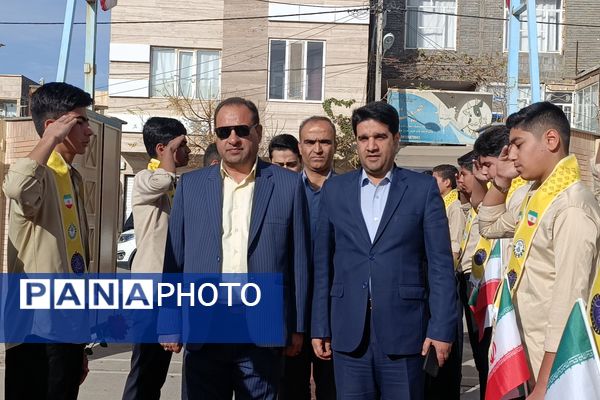 زنگ کتابخوانی و همایش کتاب و کتابخوانی در دبیرستان ابوریحان بیرونی نیشابور