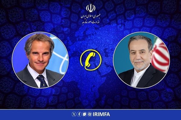 گفت‌وگوی تلفنی مدیرکل آژانس بین‌المللی انرژی اتمی با عراقچی