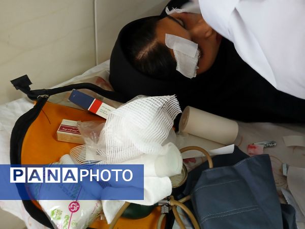 مانور زلزله و ایمنی در مدارس دخترانه ناحیه 3 شیراز