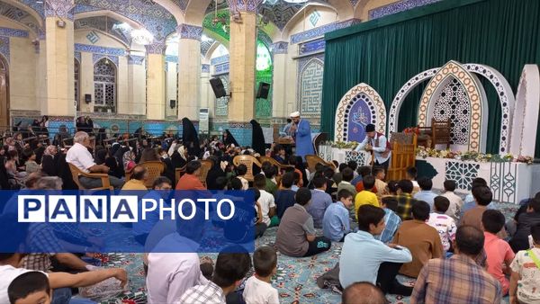اختتامیه جشنواره تولید محتوا نماز و مسابقه عطر انتظار در امامزاده سیدجعفر یزد