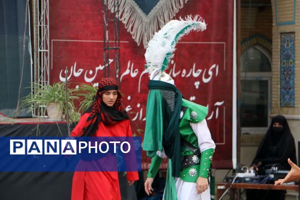 اجرای تئاتر مذهبی در آستان مقدس امامزاده بی‌بی‌سکینه صفادشت 