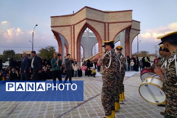 افتتاحیه المان شهدای گمنام شهر کندر