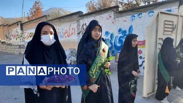 آیین استقبال از شهید گمنام در ناغان 