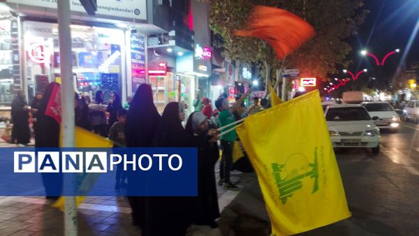 برپایی موکب به‌مناسبت شهادت شهید سید حسن نصرالله و شهدای مقاومت در شهرستان کاشمر