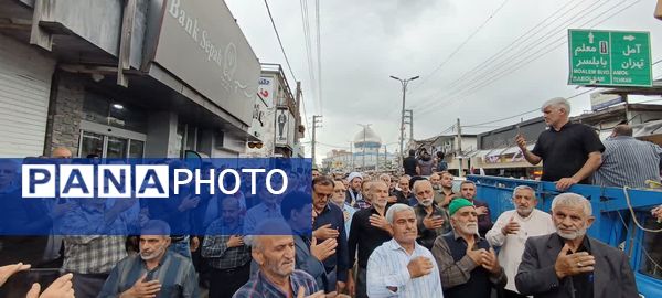 مردم محمودآباد به استقبال شهید سرافراز سعید محمودی رفتند