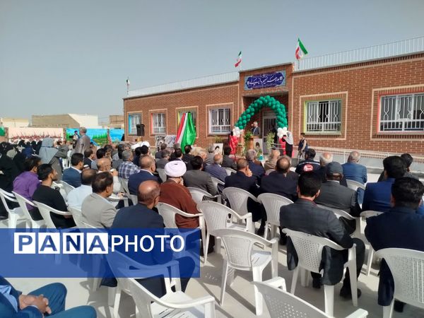  افتتاحیه مدرسه ۶ کلاسه نسیم دانایی روستای فدافن
