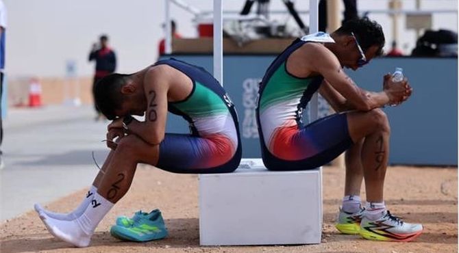 ملی‌پوشان ایران مدال دو اتلون ریاض را از دست دادند