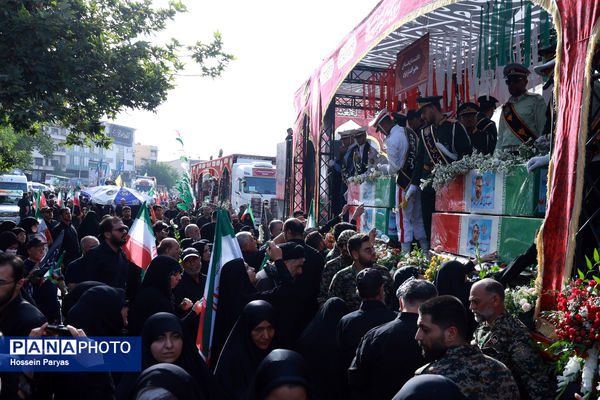 تشییع شهدای اقتدار در تهران