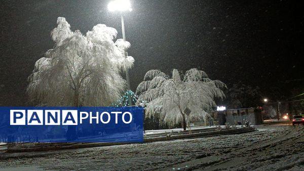 بارش برف و باران در بروجن