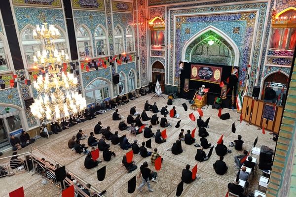 عزاداری شب یازدهم ماه محرم در تکیه ابوالفضلی 