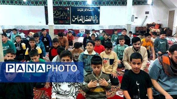 آغاز اعتکاف دانش‌آموزی پسران در مسجد فاطمه زهرا(س) شهرک سیدجمال‌الدین نظرآباد
