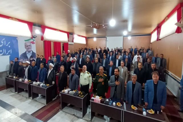 مراسم تکریم و معارفه رؤسای سابق و جدید دادگستری شهرستان اهر