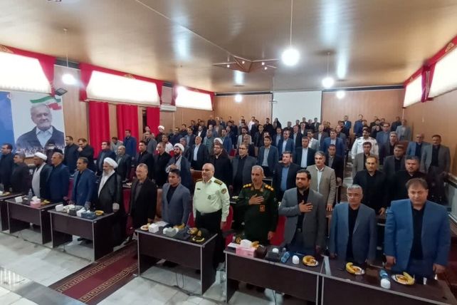 مراسم تکریم و معارفه رؤسای سابق و جدید دادگستری شهرستان اهر