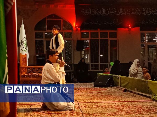 اولین شب تعزیه خوانی در امامزاده سید حمزه کاشمر