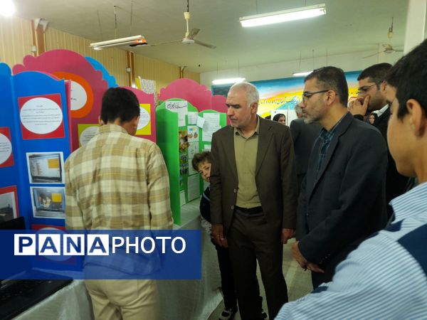نمایشگاه طرح جابر در دبیرستان بیت المقدس قائمشهر