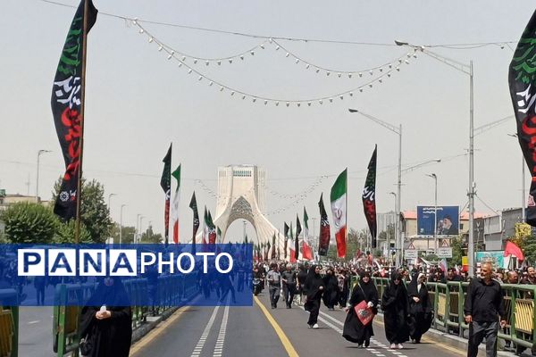 تشییع پیکر شهدای اقتدار در تهران ایران