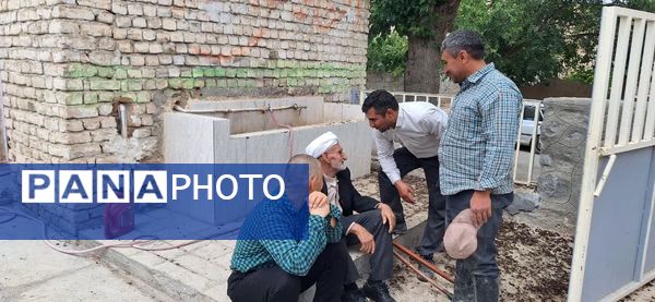 آغاز بتن‌ریزی مدرسه شهید ذوالفقاری در روستای احمد آباد