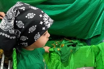 تجدید بیعت مادران و نوزادان مینابی با حضرت علی اصغر (ع) امام حسین علیه السلام 