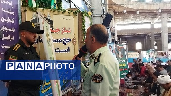 نماز عبادی و سیاسی جمعه همزمان با آغاز هفته نیروی انتظامی در نیشابور