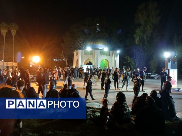مراسم عزاداری شب عاشورا در پایگاه هوایی شهید دوران شیراز