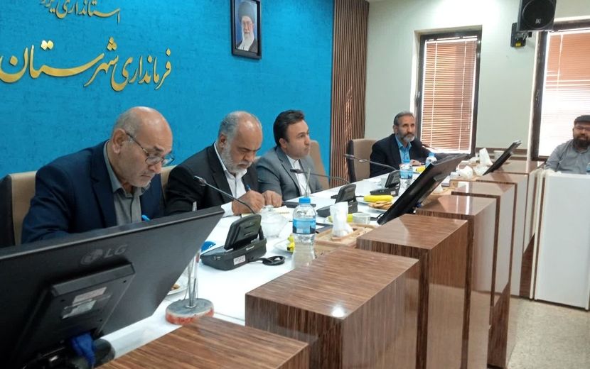 جلسه شورای آموزش و پرورش در فرمانداری خاتم 