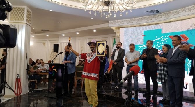 نمایی از اختتامیه جشنواره سراسری تئاتر کوتاه ارسباران

