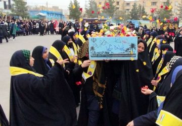 دبیرستان بی بی سلطنت قفلی میزبان شهید گمنام 