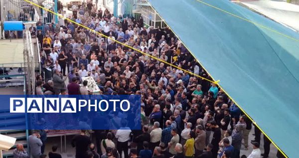 تشییع پیکر شهدای حمله رژیم اشغالگر صهیونیستی به ایران