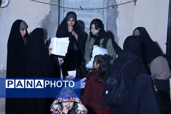 شبِ خلوتِ دل‌ها، آغاز اعتکاف دانش‌آموزی صفادشت در مسجد اباصالح الهمدی