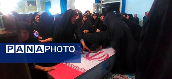 وداع با پیکر جانباز شهید حاج منوچهر بخشنده