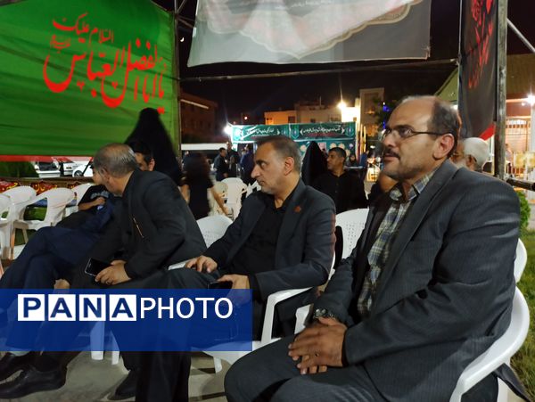 برگزاری مراسم عزاداری حضرت اباعبدالله الحسین (ع) در اداره‌کل آموزش و پرورش فارس