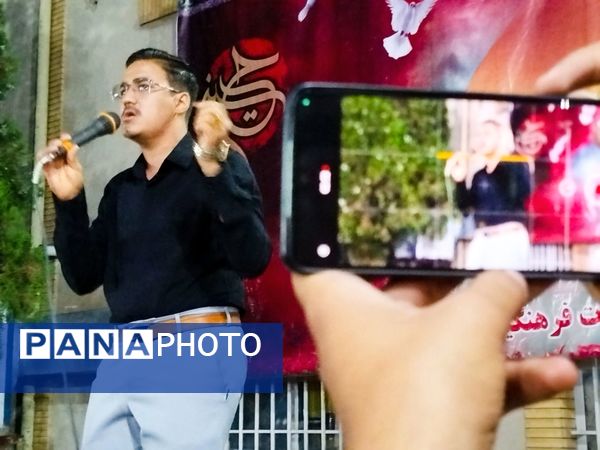 حضور فرهنگیان کاشمر در مراسم عزاداری محرم