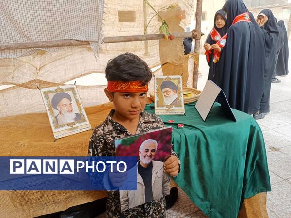 فریاد استکبار ستیزی دانش آموزان در حمایت از مظلومان