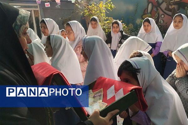 پیوند دل‌های دانش‌آموزان شهرقدس در سوگ حضرت زهرا(س)