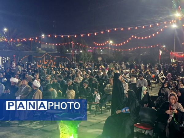 اولین سالروز تدفین شهید گمنام در شهرک شهید تندگویان شهرستان جم