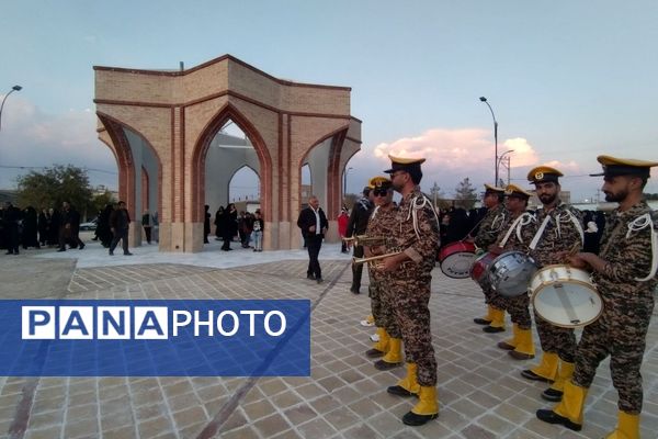 افتتاحیه المان شهدای گمنام شهر کندر