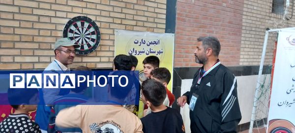 مسابقات استعدادیابی رابطین دارت در سالن زینبیه شهرستان شیروان