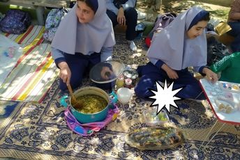 برگزاری بازارچه‌ی آموزشی تفریحی دانش آموزی در دبستان هشت بهشت۲ فولادشهر