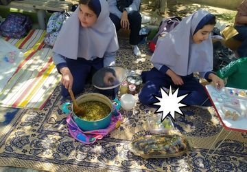 برگزاری بازارچه‌ی آموزشی تفریحی دانش آموزی در دبستان هشت بهشت۲ فولادشهر