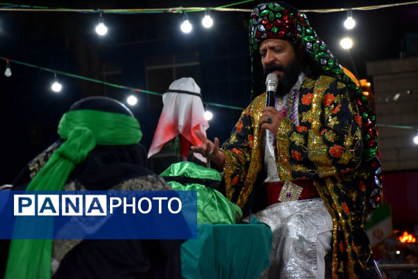 کاروان نمادین اسرای کربلا به مناسبت شهادت حضرت رقیه(س) در تربت‌حیدریه