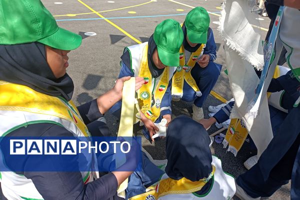مانور مهارت‌های تشکیلاتی پیشتازان هم‌دل، همفکر و همکار در شیراز