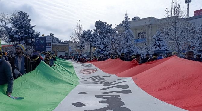 راهپیمایی چهل و ششمین سالروز پیروزی انقلاب اسلامی ایران در نیشابور 