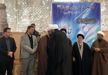 تجلیل از فعالان حوزه نماز دانش‌آموزی در امامزاده عبدالله(ع) شهرری