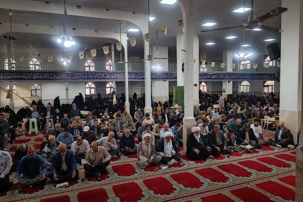 مراسم دعای عرفه در شهر درق