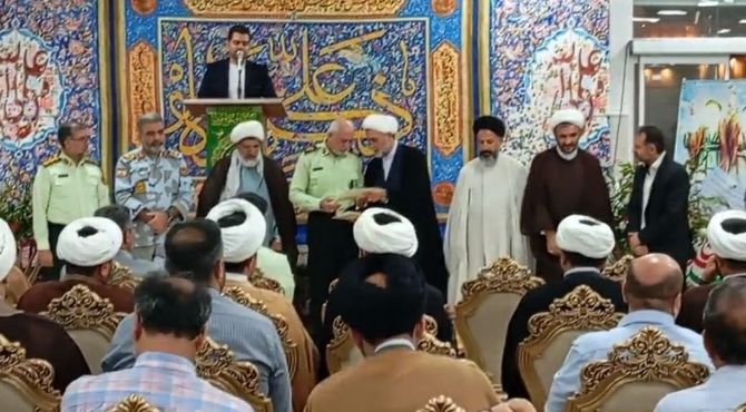 اردوی استانی بصیرتی خانواده های فراجا در دشتستان 