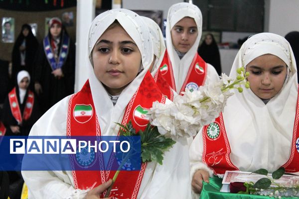 حضور قائم‌مقام سازمان دانش آموزی کشور در جمع پیشتازان معتکف گرمه 