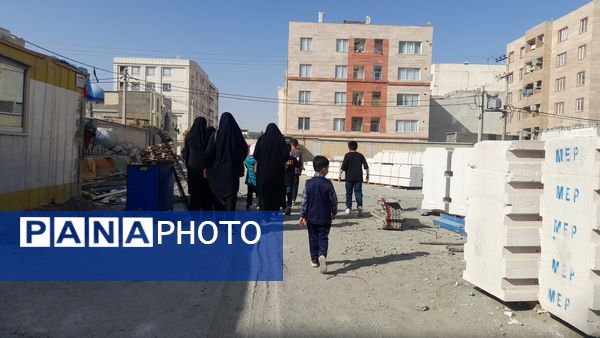 بازدید انجمن اولیا و مربیان دبستان پورشهریاری از پروژه درحال ساخت مدرسه اولیاء ناحیه ۷ مشهد