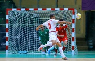 تساوی فوتسال ایران مقابل  افغانستان