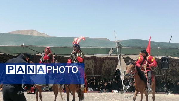 مراسم تعزیه خوانی در روز اربعین حسینی در شهر بار