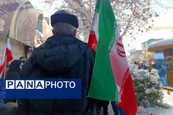 برگزاری راهپیمایی ۲۲ بهمن ماه در شهرستان نیشابور 